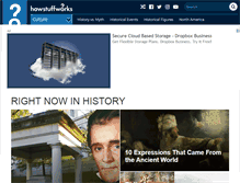 Tablet Screenshot of history.howstuffworks.com